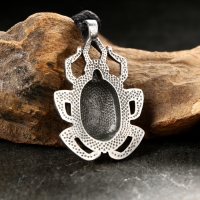 Амулет-брелок, тотем "Жук Скарабей" №02, металлический Амулет-брелок, тотем "Жук Скарабей" №02, металлический