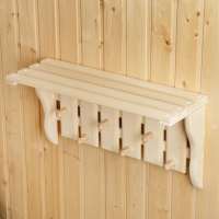 Вешалка-полка "Банька", липа, 61,5х31,5х21,5 см Вешалка-полка "Банька", липа, 61,5х31,5х21,5 см
