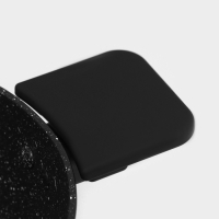 Кастрюля с крышкой Доляна &laquo;Первый дом&raquo;, 2,5 л, d=20 см, антипригарное покрытие, индукция, цвет чёрный