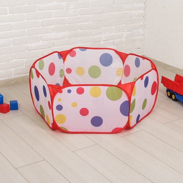 Манеж-сухой бассейн для шариков Манеж-сухой бассейн для шариков "Шарики", размер:100 см, h=37 см