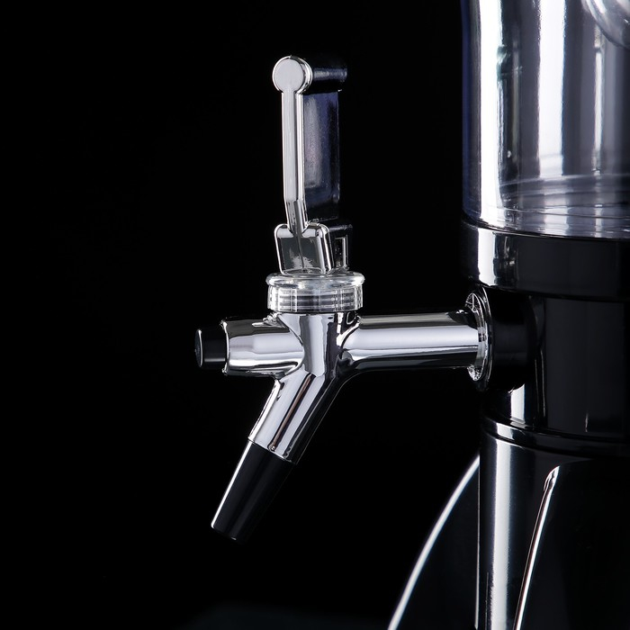 Башня пивная &laquo;Ракета&raquo;, 3 л, 3 крана, цвет чёрный