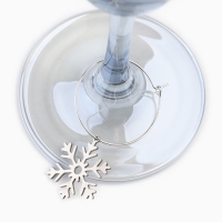 Подвески на ножки бокала новогодние &laquo;Новый год подарит сказку&raquo; на Новый год, 3 шт,, диам, 3 см