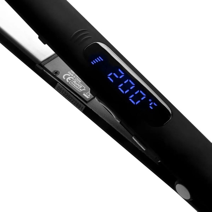 Выпрямитель BRAYER BR3335, 50 Вт, керамическое покрытие, до 230 &deg;C, LED, чёрный