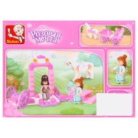 Конструктор &laquo;Розовая мечта: прогулка на карете&raquo;, 99 деталей