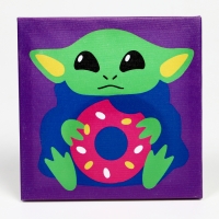 Картина помпонами &laquo;Чудик&raquo;, 20 х 20 см