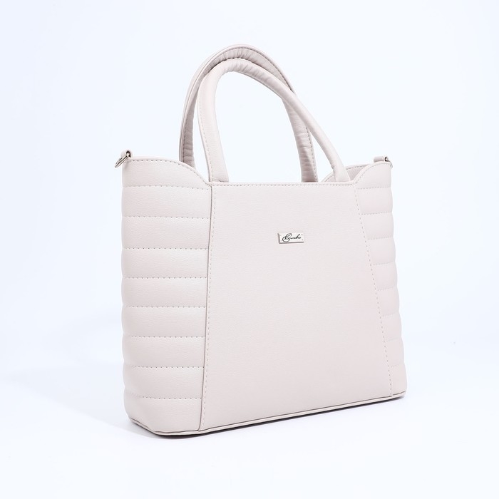 Сумка-тоут "Оливи" на молнии, цвет серый