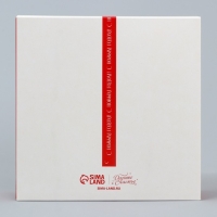 Коробка под 9 конфет с ячейками &laquo;Новогодний подарок&raquo; 14.5 х 14.5 х 3.5 см, Новый год