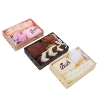 Набор банный Доляна, 5 предметов (3 мочалки, расческа, пемза), цвет МИКС Набор банный Доляна, 5 предметов (3 мочалки, расческа, пемза), цвет МИКС