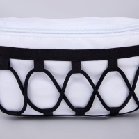 Сумка поясная со шнуровкой, цвет белый Сумка поясная со шнуровкой, цвет белый