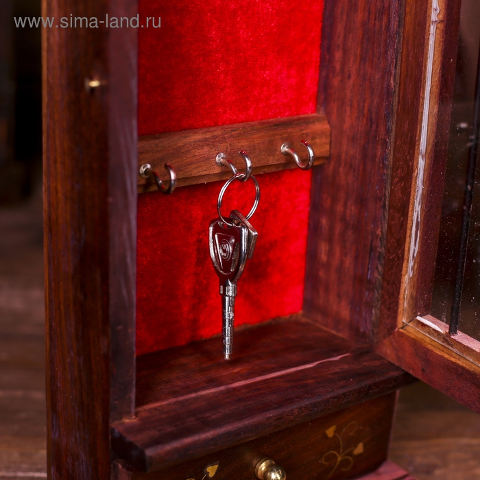 Ключница "Тайник" дерево 7х16х34 см