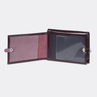 Обложка для удостоверения и автодокументов на кнопке, цвет бордовый Обложка для удостоверения и автодокументов на кнопке, цвет бордовый