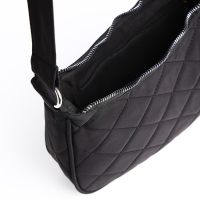 Сумка-багет на молнии, цвет чёрный Сумка-багет на молнии, цвет чёрный