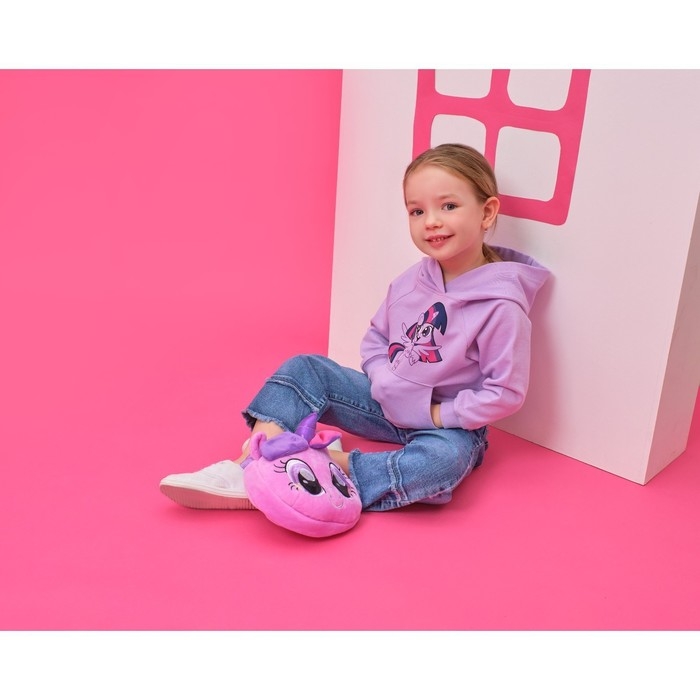 Худи для девочки &laquo;Искорка&raquo;, My Little Pony, рост 98-104 см, цвет фиолетовый