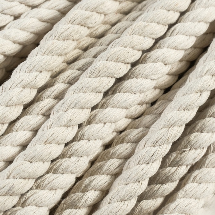 Канат хлопчатобумажный 12 мм (20 м) белый, Моток Канат хлопчатобумажный 12 мм (20 м) белый, Моток