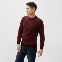 Свитшот мужской НАЧЁС, цвет бордо, размер 54