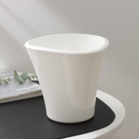 Кашпо для цветов со вставкой &laquo;Лагуна&raquo;, 1,5 л, d=16 см, h=15 см, белое