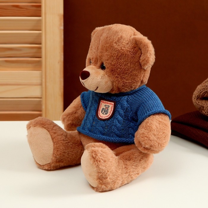 Мягкая игрушка &laquo;Медведь&raquo; в свитере, 25 см, цвет МИКС