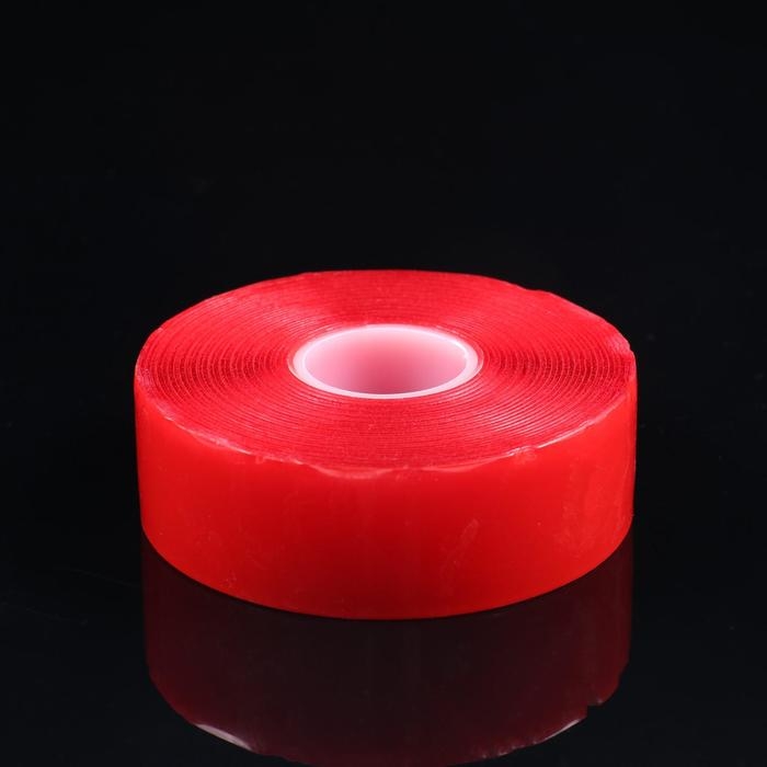 Клейкая лента TORSO, прозрачная, двусторонняя, акриловая, 25 мм &times; 5 м