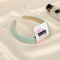 Ободок для волос "Жаннет" галант, 2 см, зелёный Ободок для волос "Жаннет" галант, 2 см, зелёный