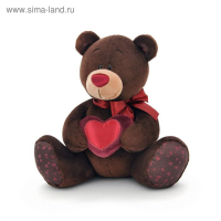 Мягкая игрушка &laquo;Медведь Choco&raquo;, с сердцем, 15 см