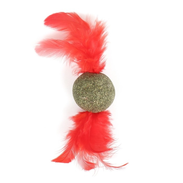 Игрушка для кошек из прессованной кошачьей мяты Игрушка для кошек из прессованной кошачьей мяты "Кошачья стрела", 3,2 см