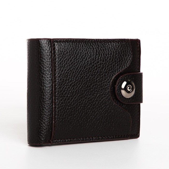 Портмоне мужское на магните, отдел для купюр, для карт, для монет, цвет коричневый Портмоне мужское на магните, отдел для купюр, для карт, для монет, цвет коричневый