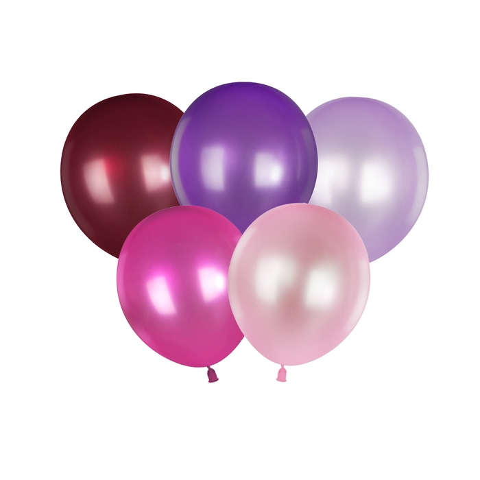 Шар латексный 12" &laquo;Сирень&raquo;, набор 25 шт., цвета МИКС