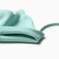 Шапка-мишка детская, цвет мятный, размер 46-50 Шапка-мишка детская, цвет мятный, размер 46-50