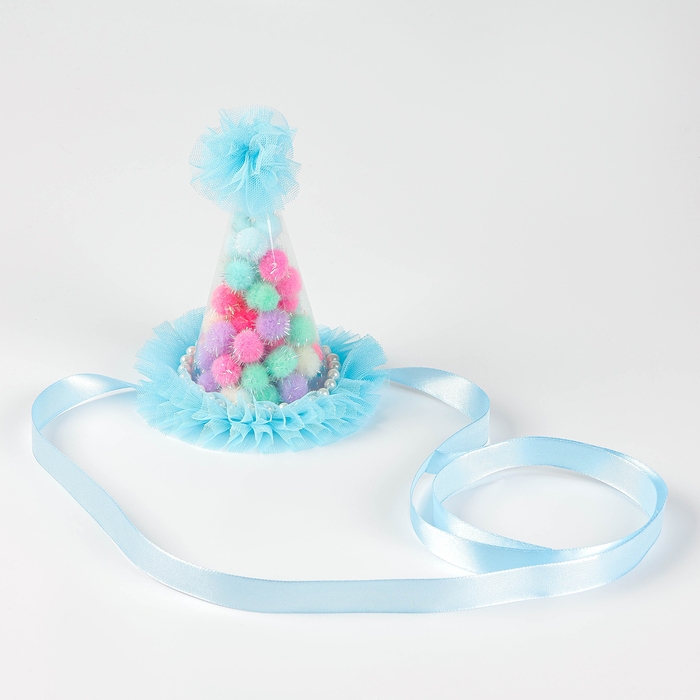 Колпак &laquo;Праздничный&raquo;, цвет голубой