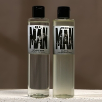 Подарочный набор косметики REALY STRONG, гель для душа 250 мл и шампунь для волос 250 мл, HARD LINE Подарочный набор косметики REALY STRONG, гель для душа 250 мл и шампунь для волос 250 мл, HARD LINE