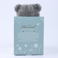 Мягкая игрушка Little Friend, новогодний мишка с зелёным шарфом, цвет темно-серый , 23 см Мягкая игрушка Little Friend, новогодний мишка с зелёным шарфом, цвет темно-серый , 23 см