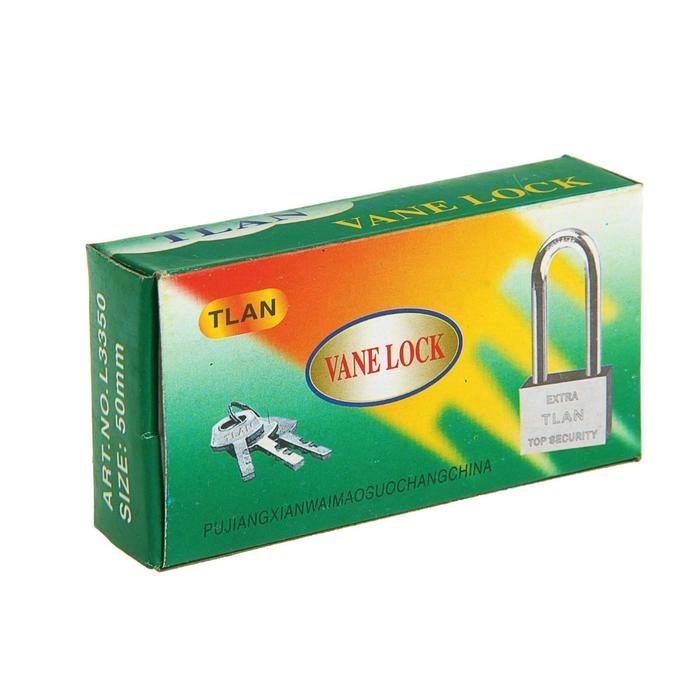 Замок навесной, тип 6, 6х50 мм, длинная дужка