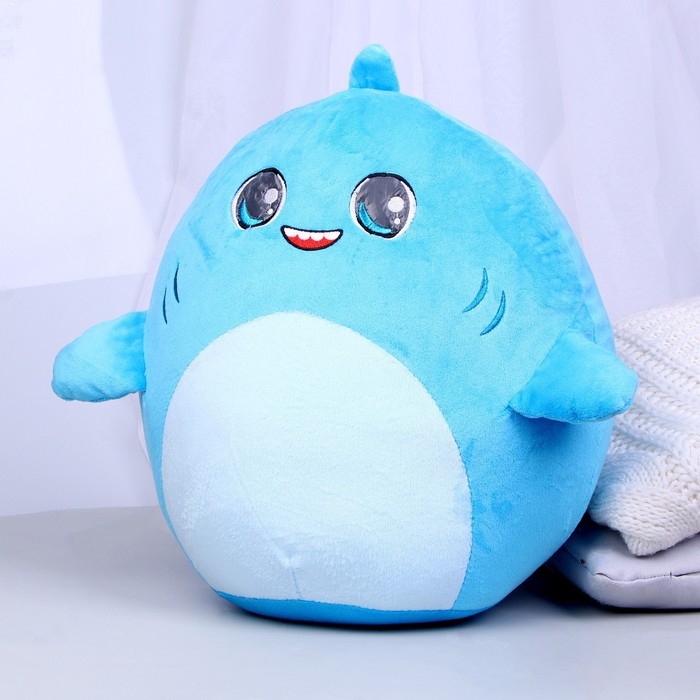 Мягкая игрушка-подушка "Акула", 30 см