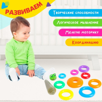 Пирамида &laquo;Лягушка&raquo;, 9 колец