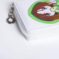 Кошелёк детский на молнии &laquo;Выбражулька&raquo;, цвет белый