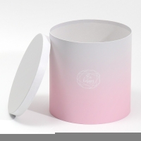 Набор круглых коробок 5 в 1, упаковка подарочная, &laquo;Пантон 08&raquo;, 23 х 23 х 25 ‒ 15 х 15 х 15 см