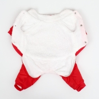 Комбинезон "Спорт" с светоотрожающими полосами, размер XL (ДС 40, ОГ 50, ОШ 40 см), красный 966720 Комбинезон "Спорт" с светоотрожающими полосами, размер XL (ДС 40, ОГ 50, ОШ 40 см), красный 966720