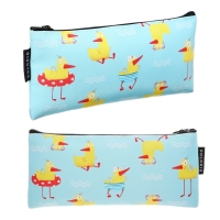 Пенал мягкий 1 отделение, 90х200, плоский, искусственная кожа, универсальный, голубой, Colorio Пенал мягкий 1 отделение, 90х200, плоский, искусственная кожа, универсальный, голубой, Colorio