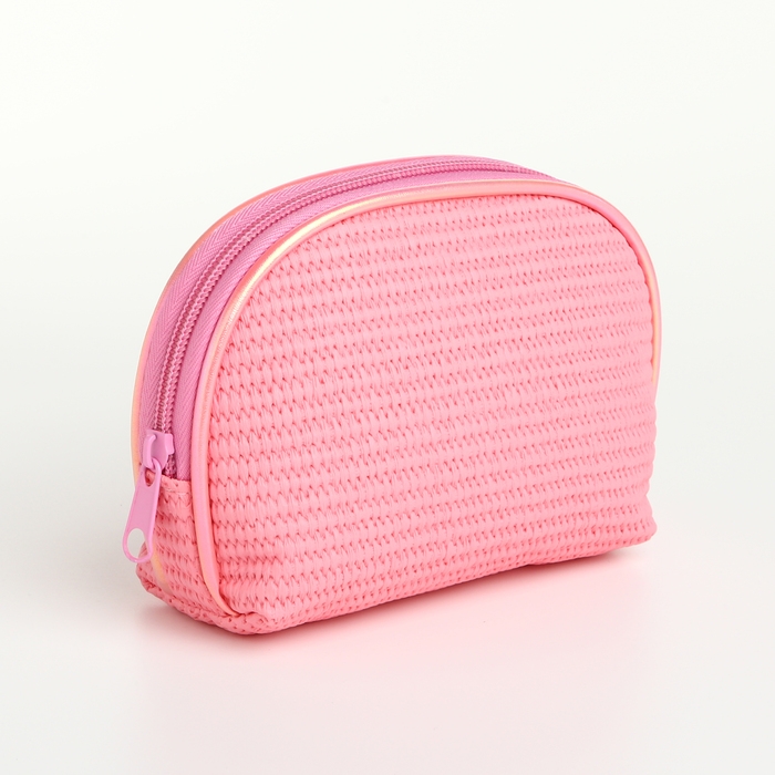 Набор косметичек 2 в 1 на молнии, цвет розовый Набор косметичек 2 в 1 на молнии, цвет розовый
