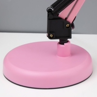 Настольная лампа "Юника" Е27 40Вт розовый 14,5х14,5х53 см RISALUX