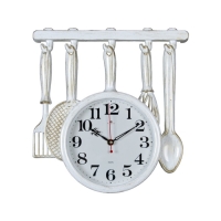 Часы настенные интерьерные "Сковорода", бесшумные, 35 х 32.5 см, АА Часы настенные интерьерные "Сковорода", бесшумные, 35 х 32.5 см, АА