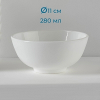 Набор салатников Доляна &laquo;Дива&raquo;, 7 предметов: 6 шт: d=11 см, 1 шт: d=20 см, стеклокерамика