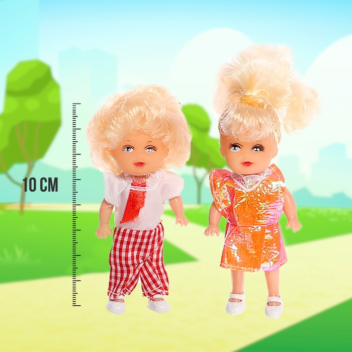 Набор кукол «Дружная семья» 4шт., МИКС Набор кукол «Дружная семья» 4шт., МИКС