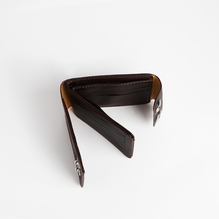 Портмоне мужское на магнитах, цвет коричневый Портмоне мужское на магнитах, цвет коричневый