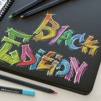 Карандаши цветные Faber-Castell Black Edition 12 цветов, cверхмягкий грифель, трехгранные, чёрное дерево, в картонной коробке, 116412 Карандаши цветные Faber-Castell Black Edition 12 цветов, cверхмягкий грифель, трехгранные, чёрное дерево, в картонной коробке, 116412