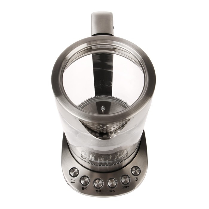 Чайник электрический Windigo LSK-1807, стекло, 1.7 л, 2200 Вт, регулировка t&deg;