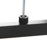 Светильник "Вихрь" LED 38Вт 6000К чёрный 100х18-110 см Светильник "Вихрь" LED 38Вт 6000К чёрный 100х18-110 см