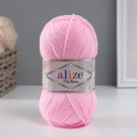 Пряжа "My baby" 100%  акрил 150м/50гр (185 детский розовый)