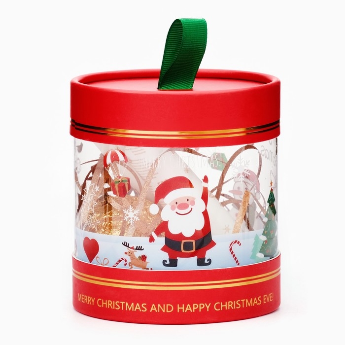 Новогодний подарочный набор косметики &laquo;Новогоднее омоложение&raquo; для душа и ванны, золотая серия. Новый год