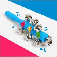 Погремушка с бубенцами «Смайлики», цвета МИКС Погремушка с бубенцами «Смайлики», цвета МИКС